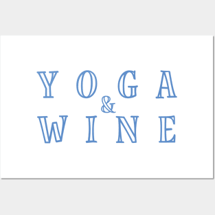 Yoga and Wine Posters and Art